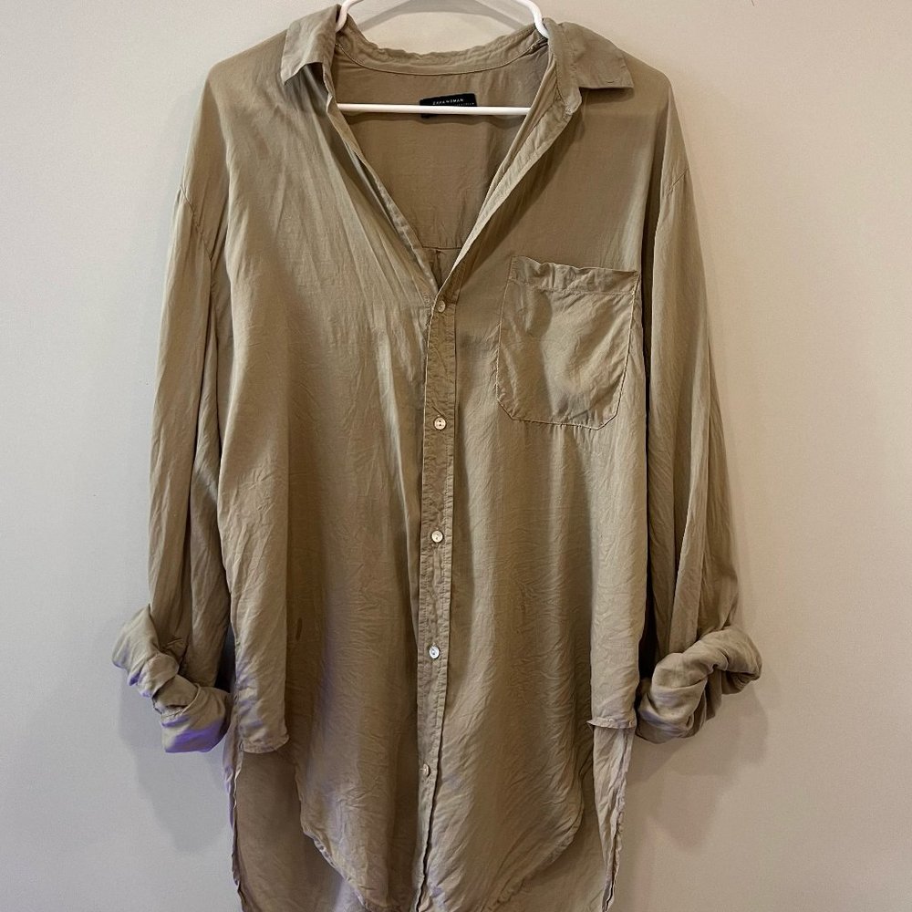 Zara Oversized Button-Up